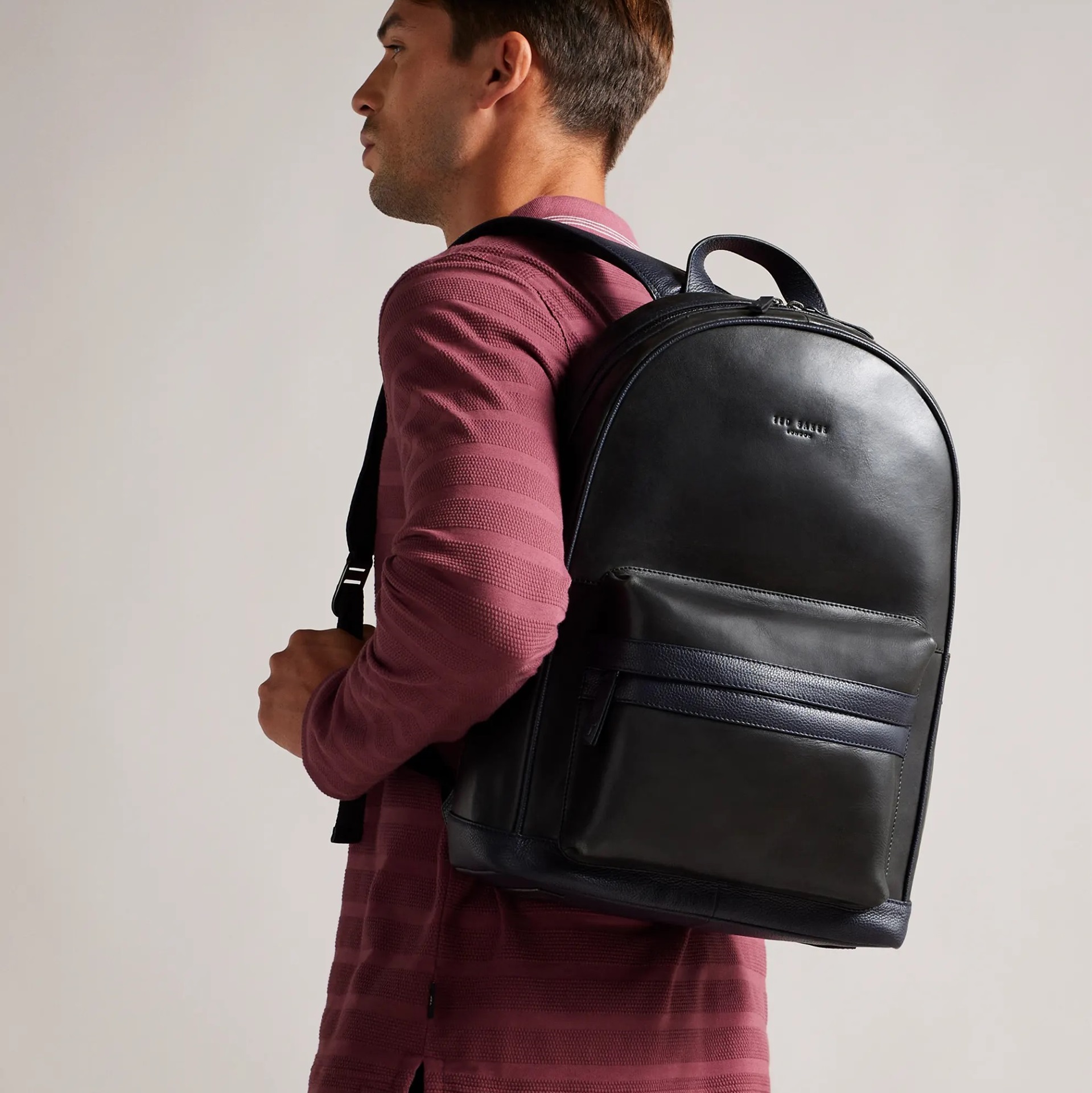 Ted baker store leather rucksack