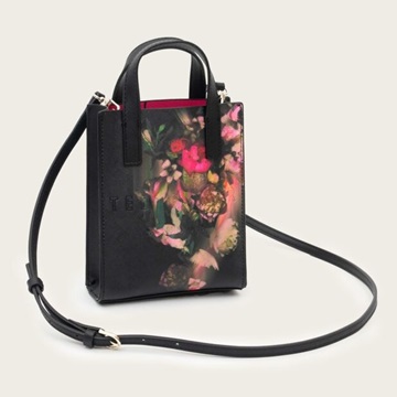 Εικόνα της 277825-BLACK TED BAKER SALLIYA Printed Mini Icon Bag