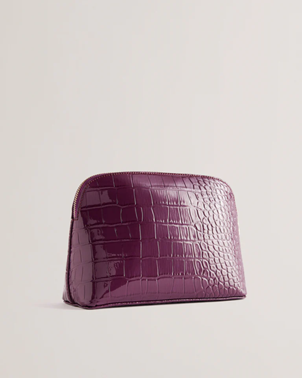 Εικόνα της 253577-MAROON TED BAKER ΝΕΣΕΣΕΡ CROCALA Imitation Croc Makeup Bag